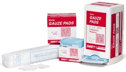 Gauze Pads, Sterile, 3 Inches X 3 Inches - Latex, Supported